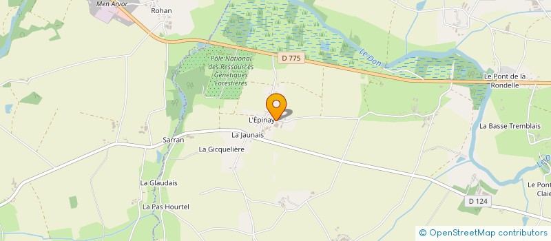 localisation de l'entreprise DU PYLONE à GUEMENE-PENFAO