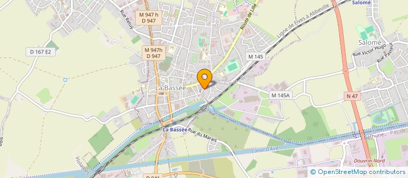 localisation de l'entreprise DU QUAI  SALOME