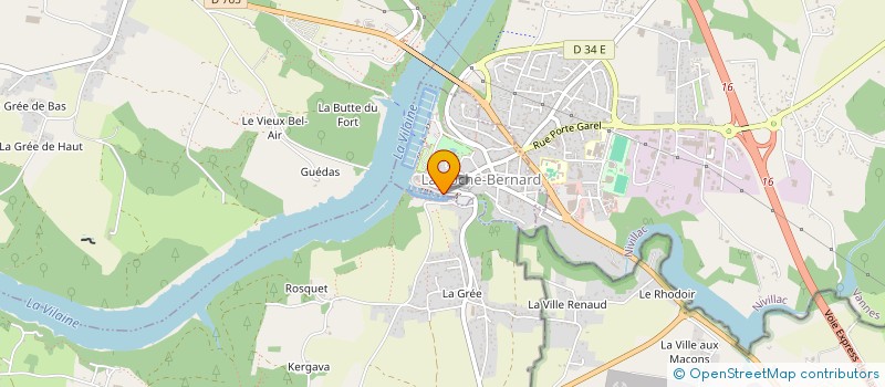 localisation de l'entreprise DU QUAI  LA ROCHE-BERNARD