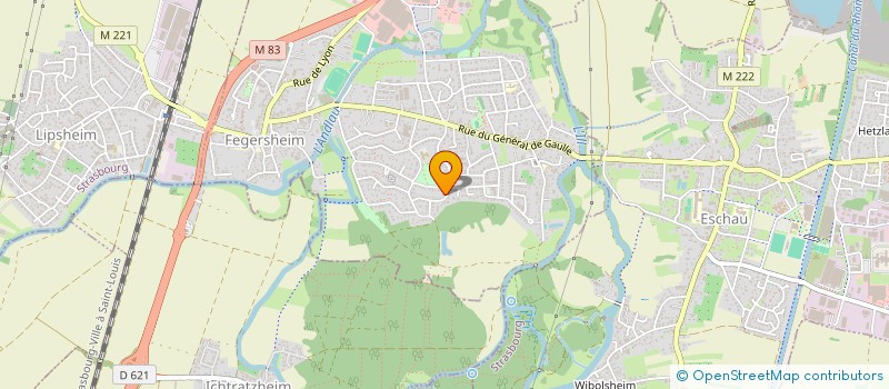 localisation de l'entreprise DU RACHIS  FEGERSHEIM