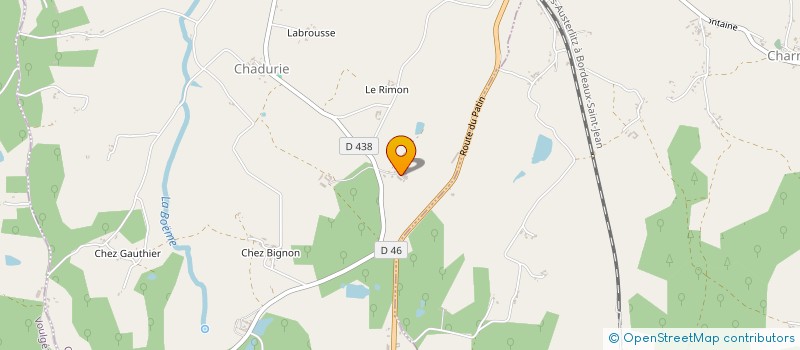 localisation de l'entreprise DU RAIMONET à CHADURIE