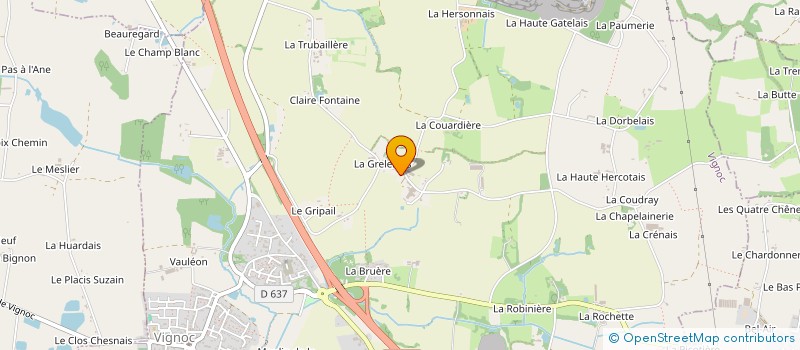 localisation de l'entreprise DU RANCON  VIGNOC