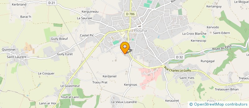 localisation de l'entreprise DU RASCAL  PLOUHA