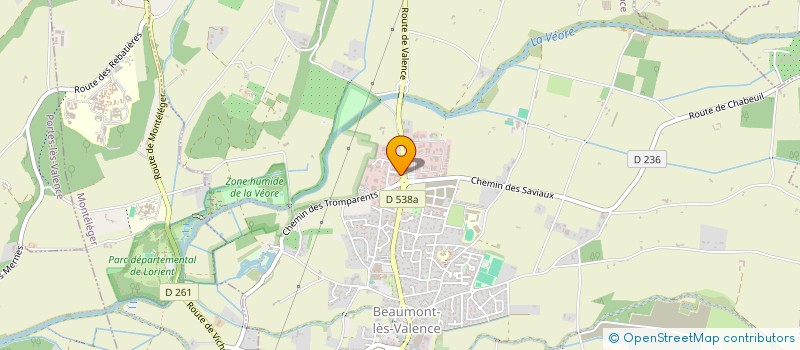 localisation de l'entreprise DU RASSET à BEAUMONT-LES-VALENCE