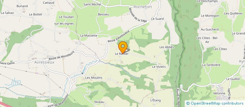 localisation de l'entreprise DU RATTIER  ROCHEFORT