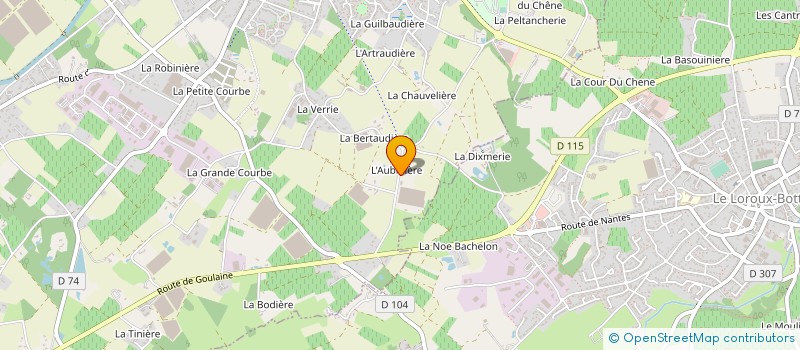 localisation de l'entreprise DU REAUD à SAINT-JULIEN-DE-CONCELLES