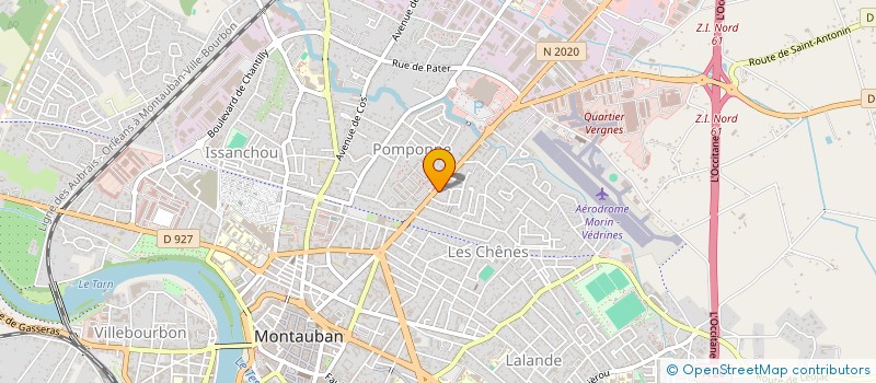 localisation de l'entreprise DU RELAIS  MONTAUBAN