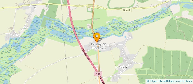 localisation de l'entreprise DU RELAY  BERNAY-EN-PONTHIEU