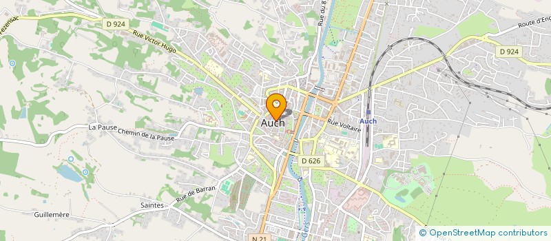 localisation de l'entreprise DU RENOUVEAU à AUCH