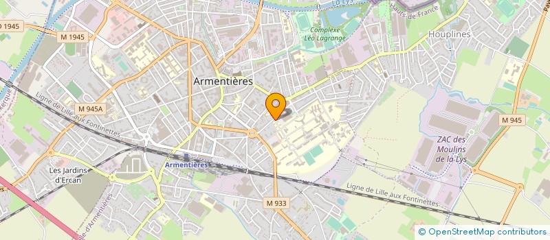 localisation de l'entreprise DU RESEAU PIC (PHARMACIENS INFORMATION COMMUNICATION)  ARMENTIERES