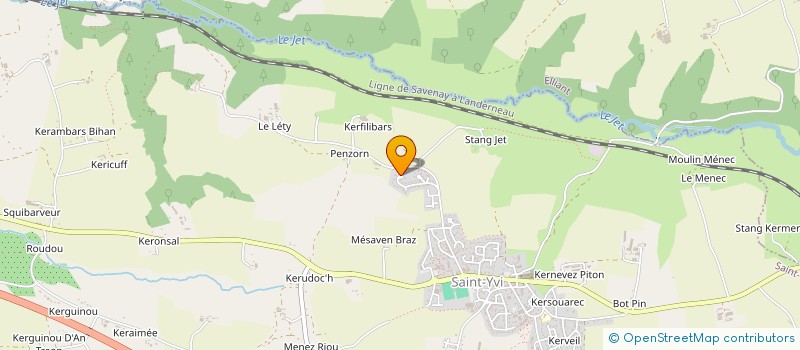 localisation de l'entreprise DU REST  SAINT-YVI