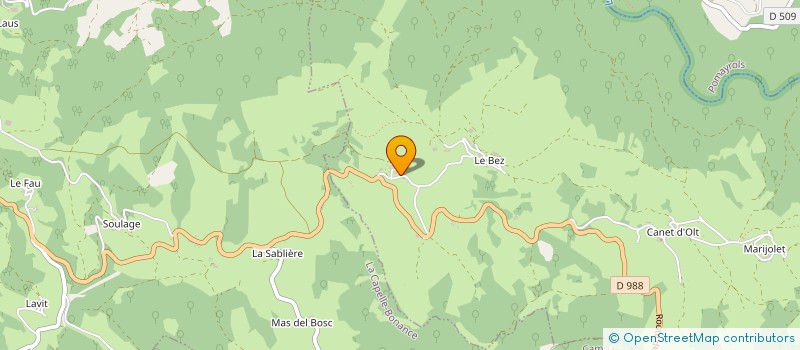 localisation de l'entreprise DU REVAIRIAL  SAINT-SATURNIN-DE-LENNE