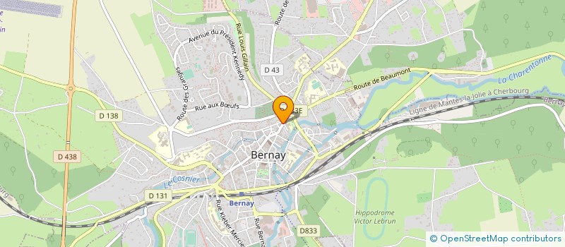 localisation de l'entreprise DU REVE A LA CLEF  BERNAY