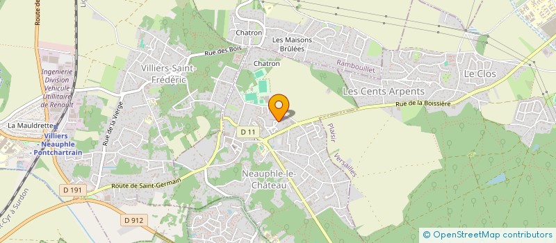 localisation de l'entreprise DU REVE AU JARDIN  NEAUPHLE-LE-CHATEAU