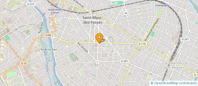 localisation de l'entreprise DU REVE O VOYAGES à SAINT-MAUR-DES-FOSSES