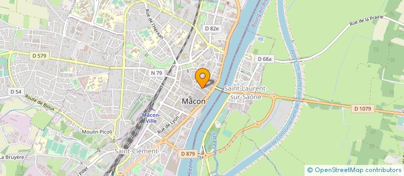 localisation de l'entreprise DU REVERMONT à MACON