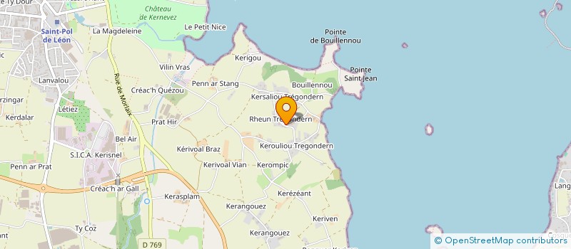 localisation de l'entreprise DU RHEUN  SAINT-POL-DE-LEON