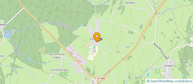 localisation de l'entreprise DU RICHIER  MONTMOROT