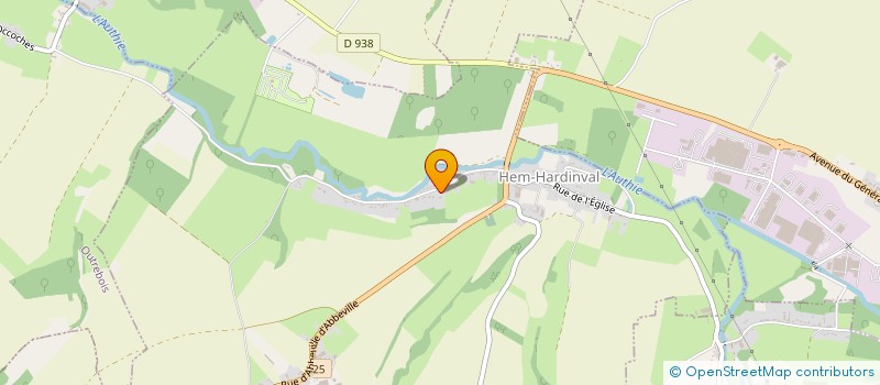 localisation de l'entreprise DU RICQUEMESNIL  HEM-HARDINVAL