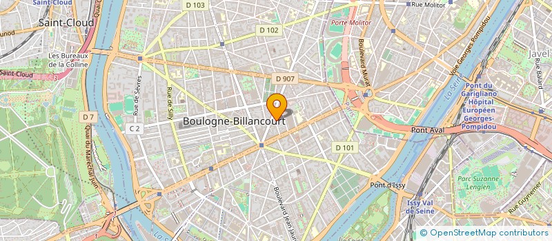 localisation de l'entreprise DU RIEUX à BOULOGNE-BILLANCOURT