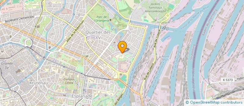 localisation de l'entreprise DU RIF  STRASBOURG