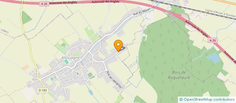 localisation de l'entreprise DU RIO à ALLOUAGNE