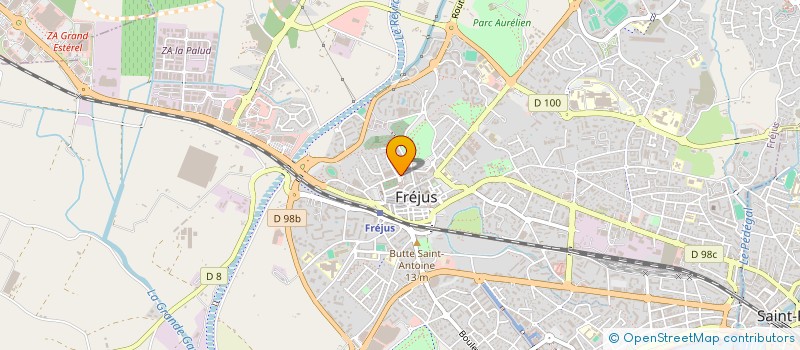 localisation de l'entreprise DU RIVAGE à FREJUS