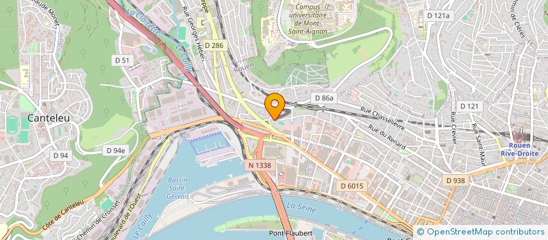 localisation de l'entreprise DU ROBEC  ROUEN