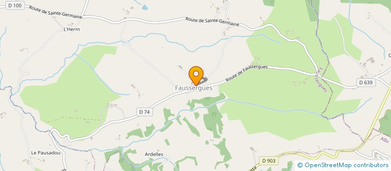 localisation de l'entreprise DU ROC à TREBAS