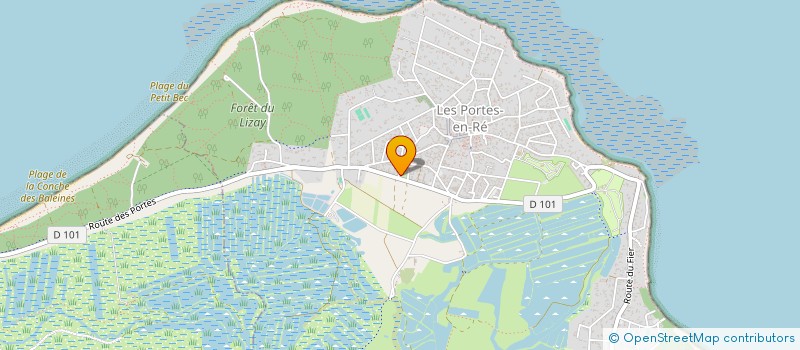 localisation de l'entreprise DU ROC  LES PORTES-EN-RE