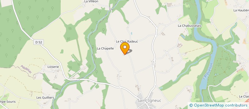 localisation de l'entreprise DU ROCHER à JUGON-LES-LACS