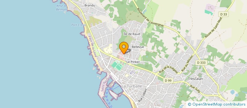 localisation de l'entreprise DU ROELLO  LA TURBALLE