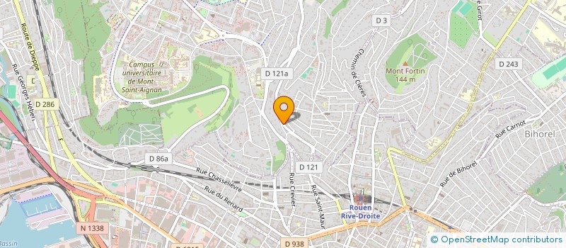 localisation de l'entreprise DU ROHARD  MONT-SAINT-AIGNAN