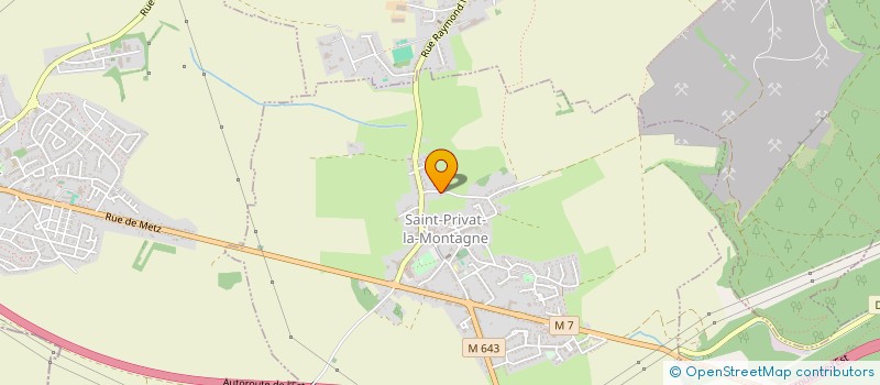 localisation de l'entreprise DU ROI GEORGES  SAINT-PRIVAT-LA-MONTAGNE