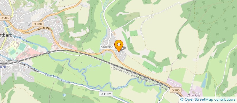 localisation de l'entreprise DU ROND DE CAILLOUX à TOUILLON