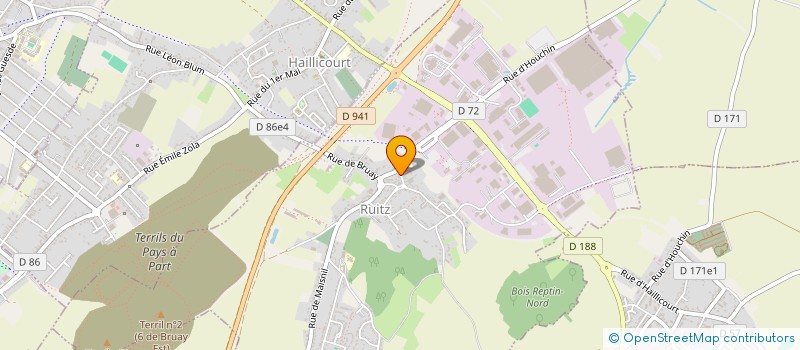 localisation de l'entreprise DU ROND POINT B  RUITZ