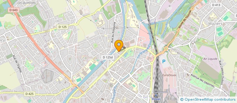 localisation de l'entreprise DU ROND POINT DE FOUQUIERES LES LENS à DOUAI