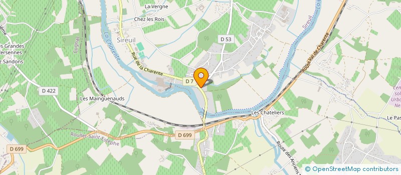 localisation de l'entreprise DU ROND POINT DE LA PIERRE  SIREUIL