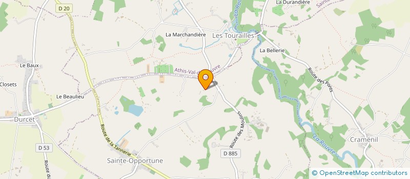 localisation de l'entreprise DU RONFIL à SAINTE-OPPORTUNE