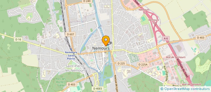 localisation de l'entreprise DU ROSIER  NEMOURS