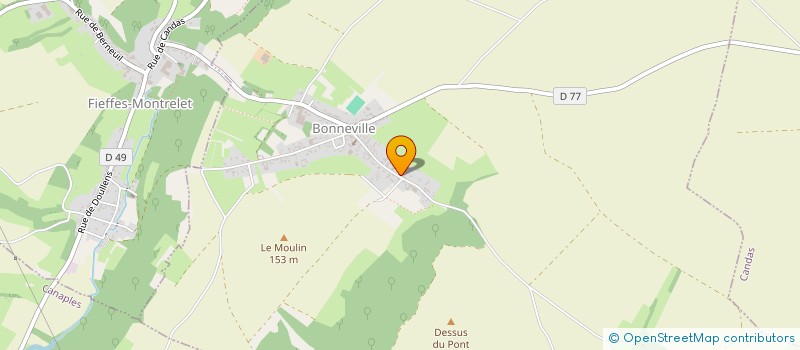 localisation de l'entreprise DU ROSSIGNOL  BONNEVILLE