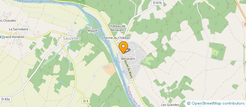 localisation de l'entreprise DU ROSSIGNOL à ROSNAY