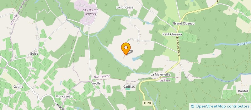 localisation de l'entreprise DU ROUDIER à MONFAUCON