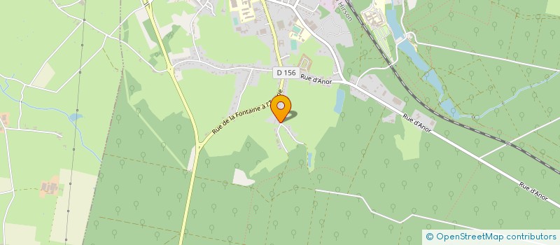 localisation de l'entreprise DU ROUGE AU VERT  PONTIVY