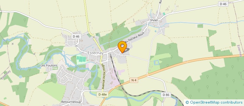 localisation de l'entreprise DU ROUGET  ESTERNAY