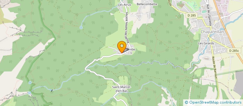 localisation de l'entreprise DU ROUSSET  CHAPAREILLAN