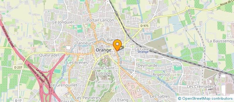 localisation de l'entreprise DU ROY  ORANGE
