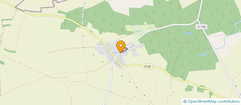 localisation de l'entreprise DU RU DES MEANCES  LOUAN-VILLEGRUIS-FONTAINE