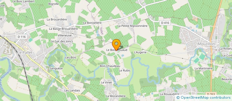 localisation de l'entreprise DU RUBIS à MOUZILLON