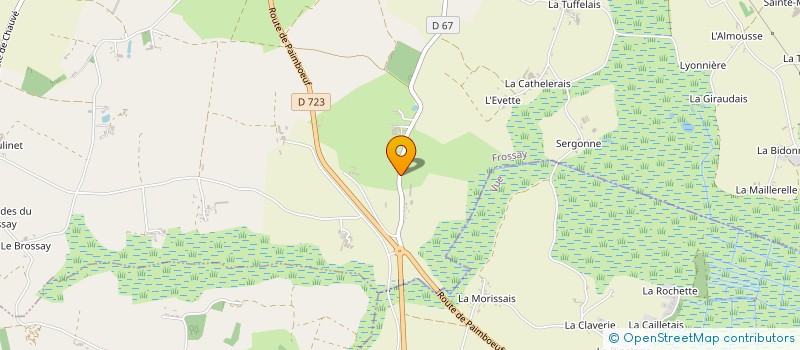 localisation de l'entreprise DU RUISSEAU à FROSSAY